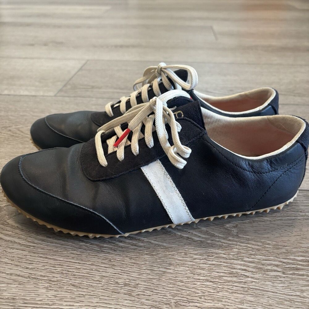 Plae Ecols WP Black Mens 8.5 Women's 10 Leather Shoes Sneakers 559100 001